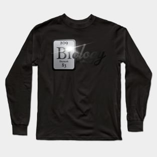 Biology Periodic Table Logo Long Sleeve T-Shirt